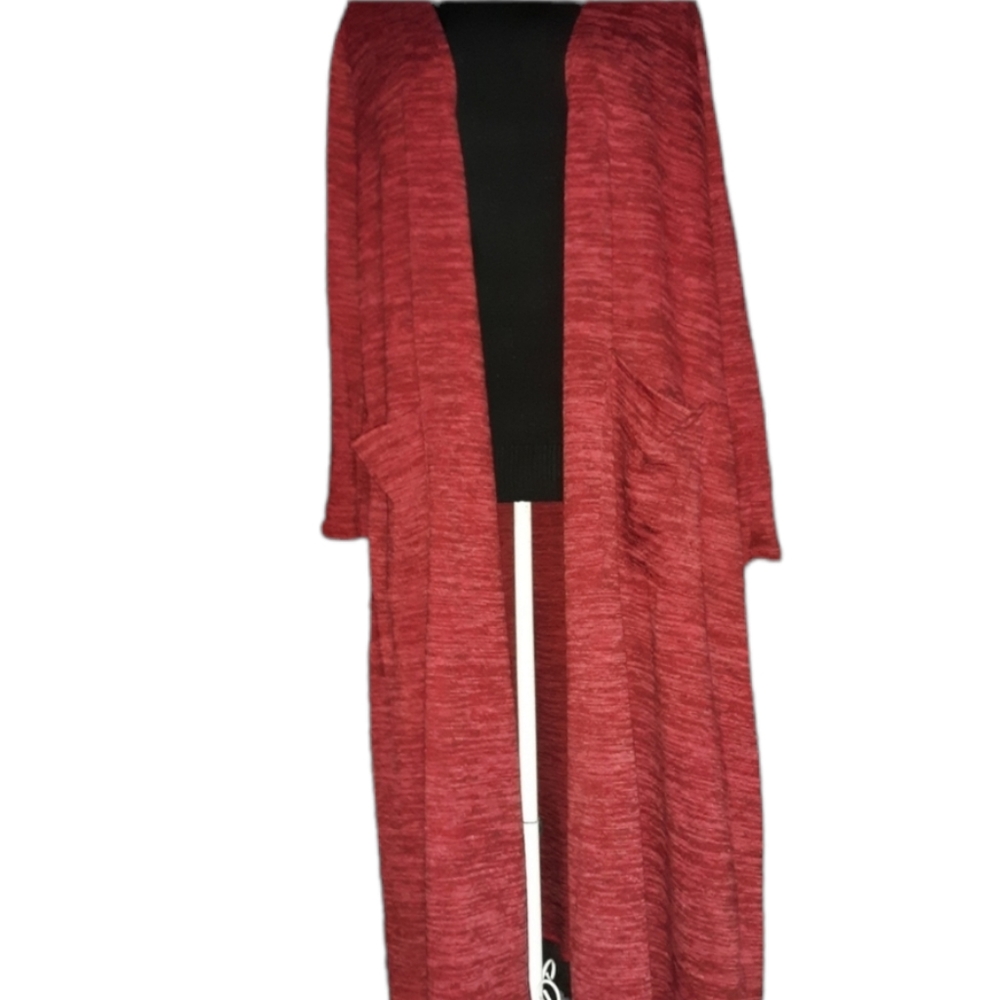 LuLaRoe Sarah Sweater Duster Cardigan SZ S